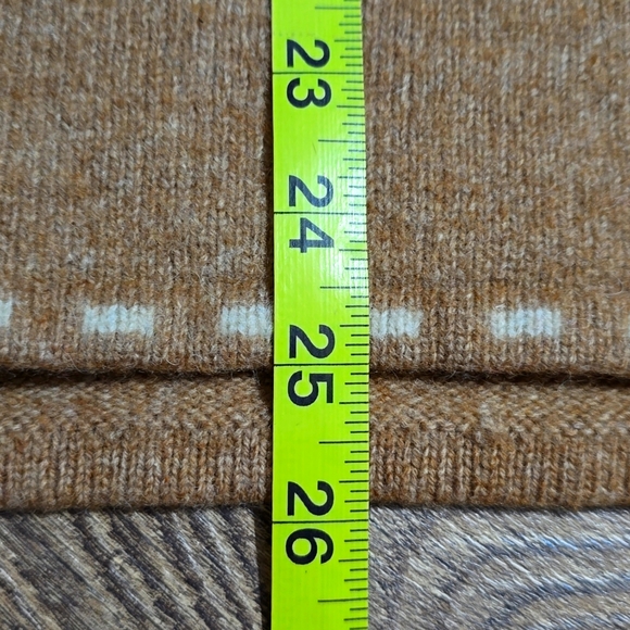 Mossimo Supply Co Brown Nordic Print Sweater Dress Winter Women - Picture 11 of 12